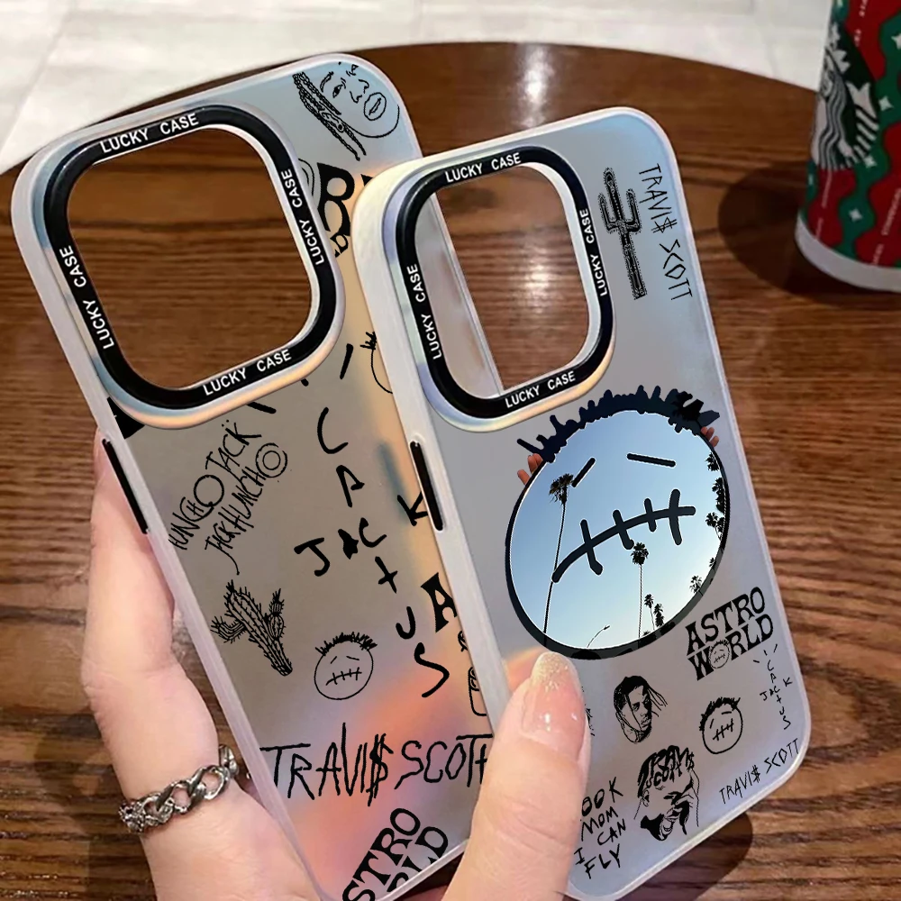 Travis Scott Cactus Jack Phone Case for iPhone 15 14 13 12 11 Pro Max X XR XSMax 8 Plus Matte Aurora Laser Gradient Luxury Cover
Travis Scott Cactus Jack Phone Case for iPhone 15 14 13 12 11 Pro Max X XR XSMax 8 Plus Matte Aurora Laser Gradient Luxury Cover