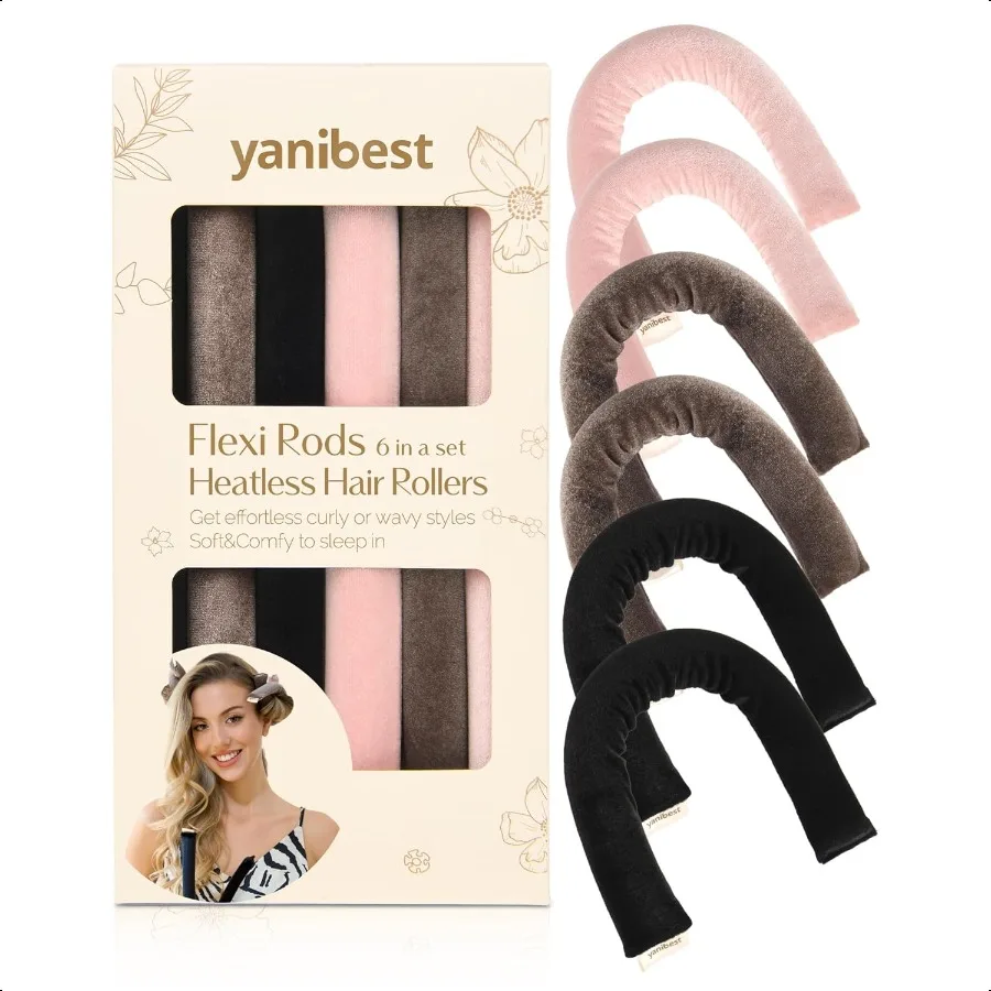 Heatl Hair Curler Heatl Curls Overnight No Heat Heatl Curling Rod Heatl Hair Curlers to Sleep in 6PCS Rods for Most Hair Types
Heatl Hair Curler Heatl Curls Overnight No Heat Heatl Curling Rod Heatl Hair Curlers to Sleep in 6PCS Rods for Most Hair Types