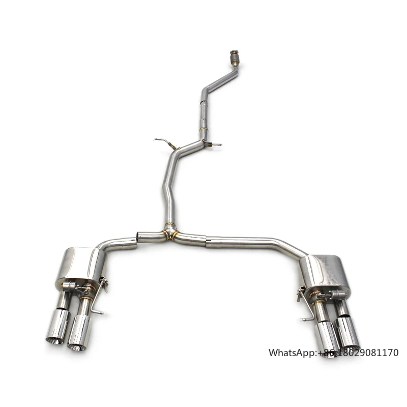 YD 304 выхлопная система Catback из нержавеющей стали для AUDI A4/A5 B8/B9 2.0T 2016-2022, выхлопные трубы автомобильной выхлопной системы
YD 304 выхлопная система Catback из нержавеющей стали для AUDI A4/A5 B8/B9 2.0T 2016-2022, выхлопные трубы автомобильной выхлопной системы