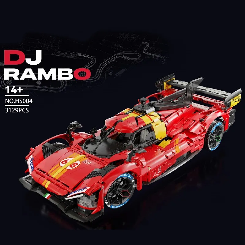 1:8 LeMan Auto Drift Racing Car Building Blocks Set Technik Speed Red Supercar Sports Vehicle Model Kit Toys Boy Gifts 3129PCS
1:8 LeMan Auto Drift Racing Car Building Blocks Set Technik Speed Red Supercar Sports Vehicle Model Kit Toys Boy Gifts 3129PCS