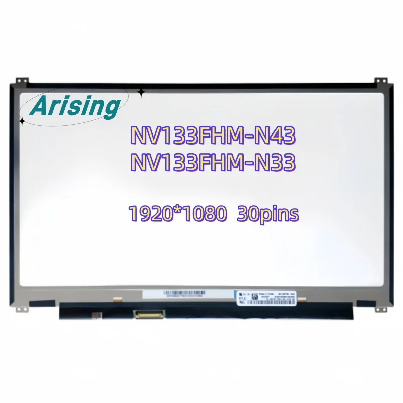 NV133FHM-N33 NV133FHM-N43 13.3" IPS Laptop LCD Screen Panel Display work for ASUS
NV133FHM-N33 NV133FHM-N43 13.3" IPS Laptop LCD Screen Panel Display work for ASUS