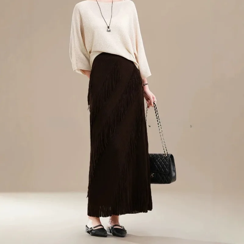 Miyake Pleated Tassel Skirt 2026 Summer New Casual Pleated Solid Color Fashion Versatile Elegant Loose Skirt for Women Pleat
Miyake Pleated Tassel Skirt 2026 Summer New Casual Pleated Solid Color Fashion Versatile Elegant Loose Skirt for Women Pleat
