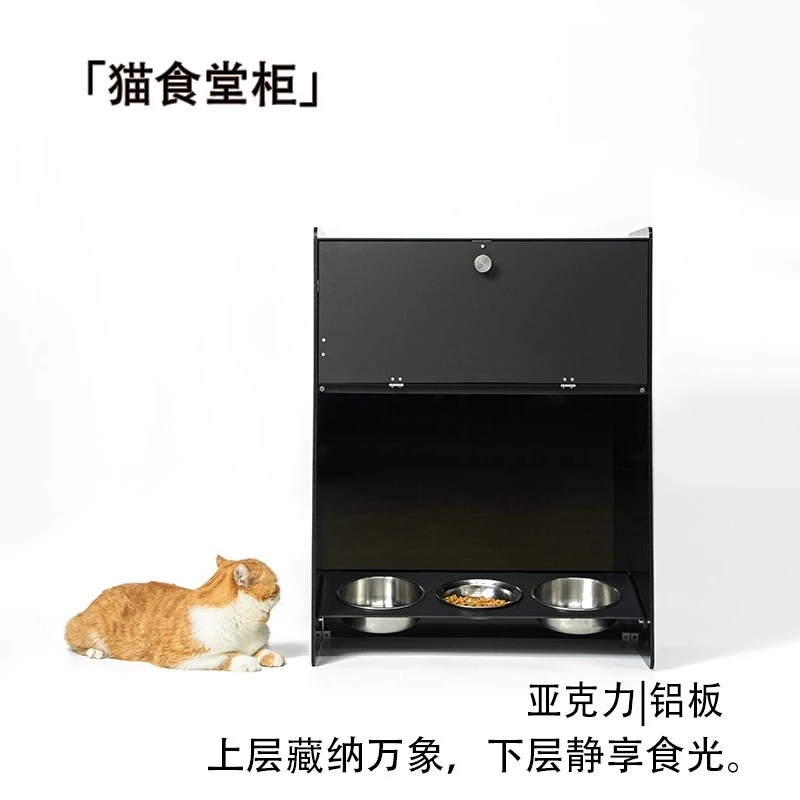 Integrated cat canteen locker, stainless steel acrylic, easy-to-clean storage cabinet
Integrated cat canteen locker, stainless steel acrylic, easy-to-clean storage cabinet