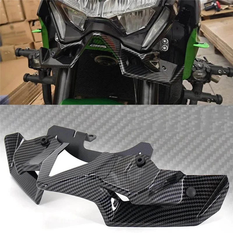 Мотоциклетный голый передний спойлер, аэродинамический комплект крыльев, детали спойлера для Kawasaki Z900 2020 2021 22 (узор из углеродного волокна)
Мотоциклетный голый передний спойлер, аэродинамический комплект крыльев, детали спойлера для Kawasaki Z900 2020 2021 22 (узор из углеродного волокна)