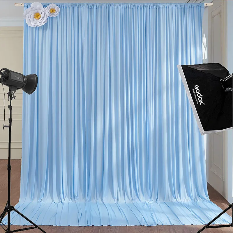 2pcs 5x8/10ft Wrinkle Free White Satin Backdrop Curtains For Wedding Birthday Parties Photography Background Baby Shower Decor
2pcs 5x8/10ft Wrinkle Free White Satin Backdrop Curtains For Wedding Birthday Parties Photography Background Baby Shower Decor