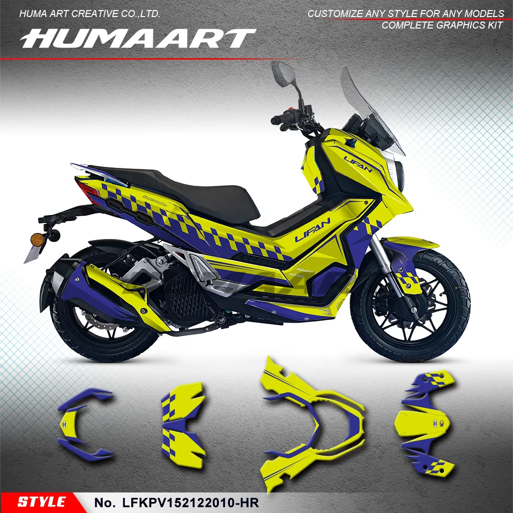 HUMAART Custom Racing Sticker Motorcycle Decals for LIFAN KPV 150 2021 2022 Scooter, Rebuilding, LFKPV152122010-HR
HUMAART Custom Racing Sticker Motorcycle Decals for LIFAN KPV 150 2021 2022 Scooter, Rebuilding, LFKPV152122010-HR