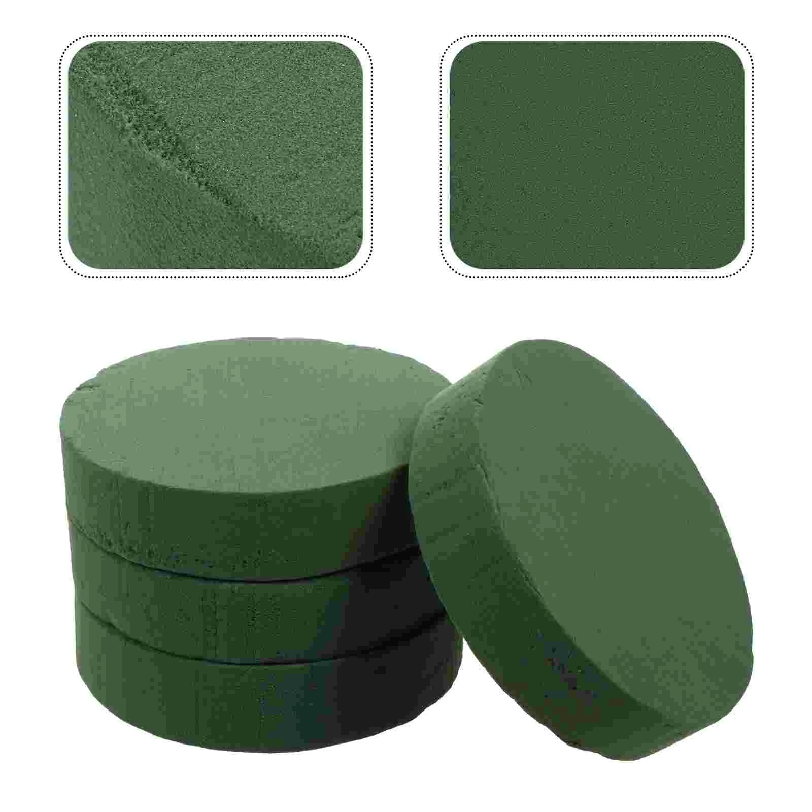 4 Pcs Florist Foam Shapes for Crafts Round Flower Clay Artificial Flowers Floral Foams Vases Green Mud Plants
4 Pcs Florist Foam Shapes for Crafts Round Flower Clay Artificial Flowers Floral Foams Vases Green Mud Plants
