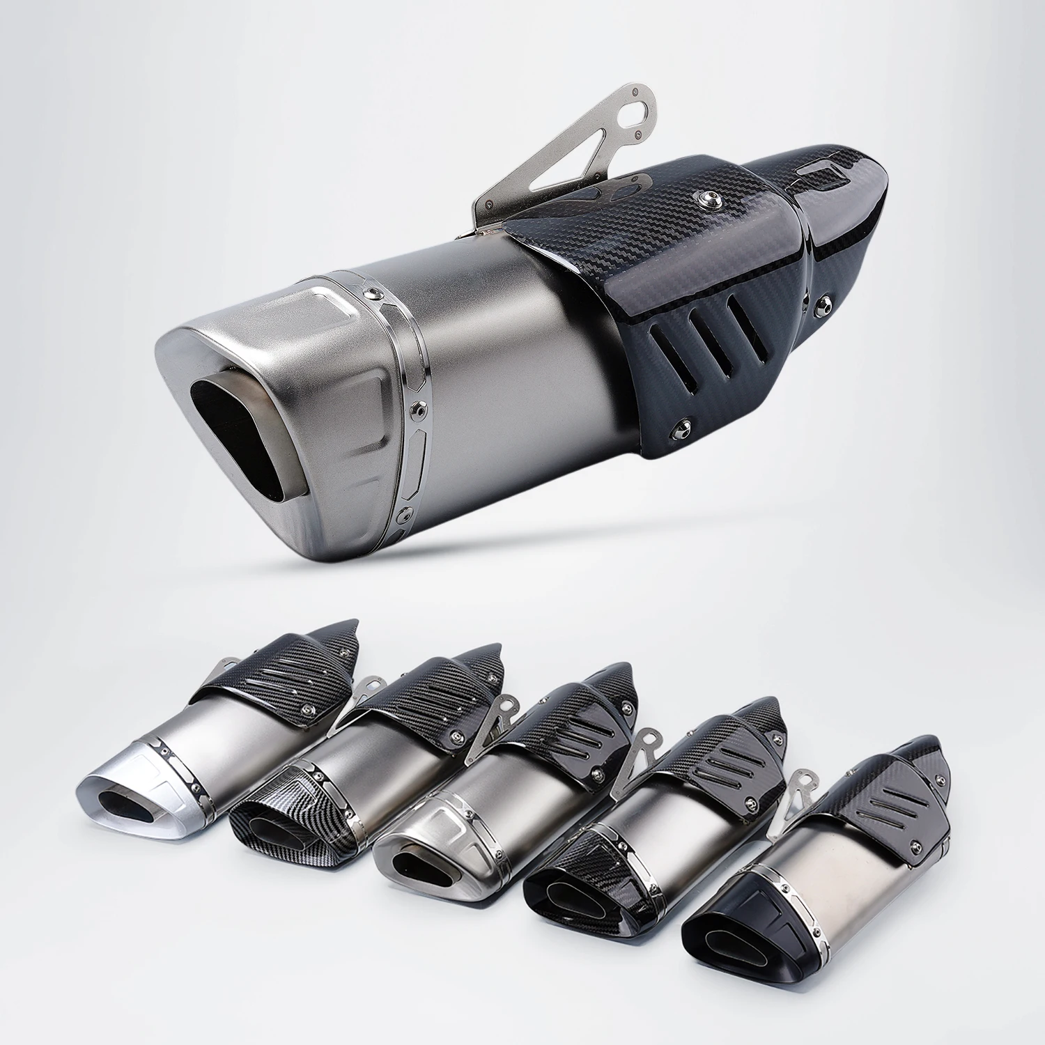 Universal 51mm Motorcycle Exhaust carbon fibre muffler with DB Killer For R1 R3 R25 ZX6R RC390 Z900 MT09 MT03 R6
Universal 51mm Motorcycle Exhaust carbon fibre muffler with DB Killer For R1 R3 R25 ZX6R RC390 Z900 MT09 MT03 R6