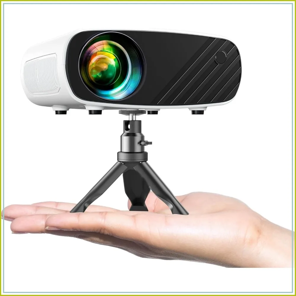 Mini Projector 7000L, Portable for iPhone, Sync Smartphone Screen, 1080P HD, 200" Support, HDMI/USB/SD, Compatible with Android/iOS/TV Stick
Mini Projector 7000L, Portable for iPhone, Sync Smartphone Screen, 1080P HD, 200" Support, HDMI/USB/SD, Compatible with Android/iOS/TV Stick