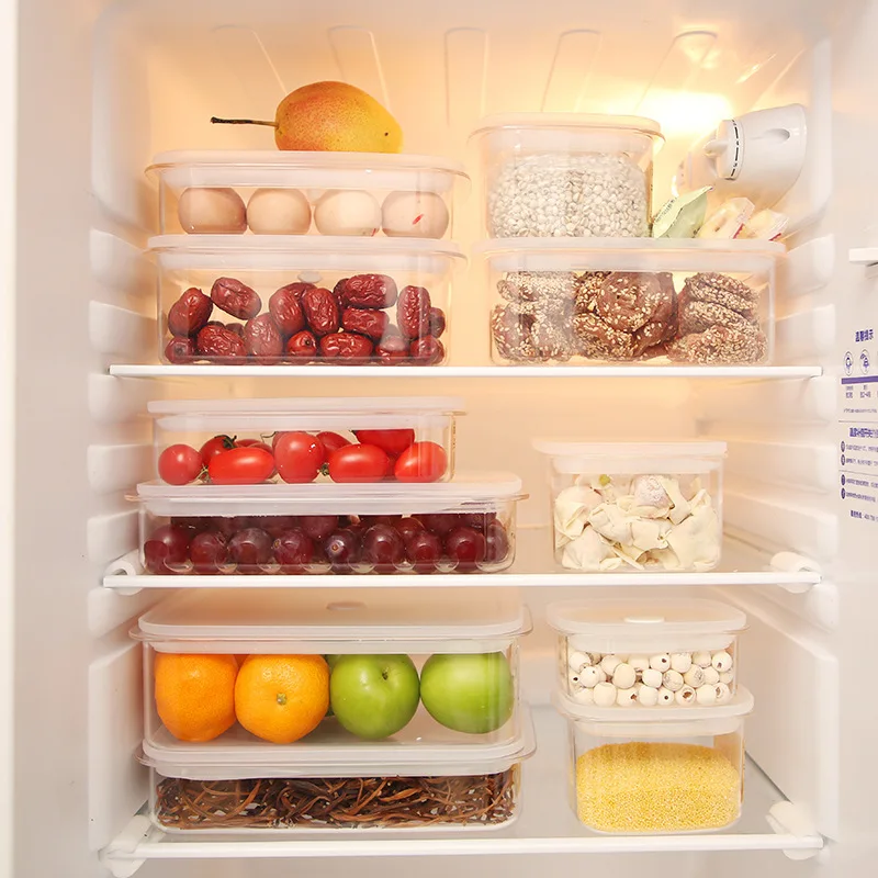 Kitchen accessories multi-functional storage box, transparent plastic sealed refrigerator fresh-keeping box
Kitchen accessories multi-functional storage box, transparent plastic sealed refrigerator fresh-keeping box