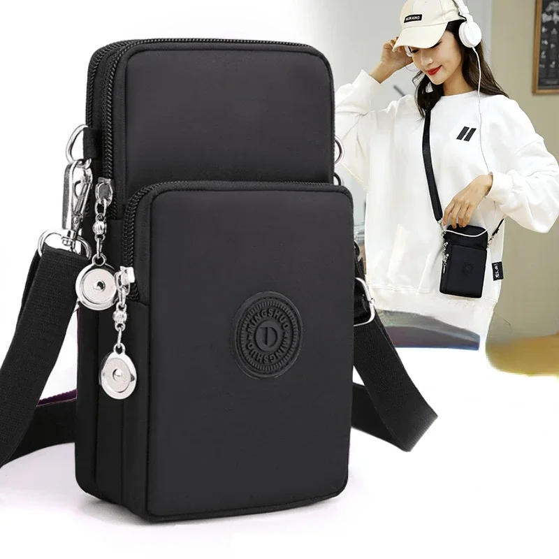 New Women Mobile Phone Bag Nylon Cell Phone Bag Coin Purse Strap Shoulder Bag Small Crossbody Bags for Women Wallet Travel Purse
New Women Mobile Phone Bag Nylon Cell Phone Bag Coin Purse Strap Shoulder Bag Small Crossbody Bags for Women Wallet Travel Purse