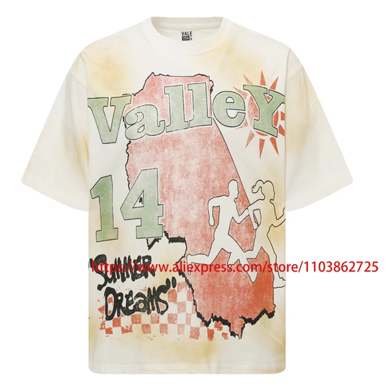 Summer Trendy VALLEY T-shirt High-quality Casual Unisex Style Tops Hip Hop Fashion Breathable VALE Short Sleeves Tees
Summer Trendy VALLEY T-shirt High-quality Casual Unisex Style Tops Hip Hop Fashion Breathable VALE Short Sleeves Tees