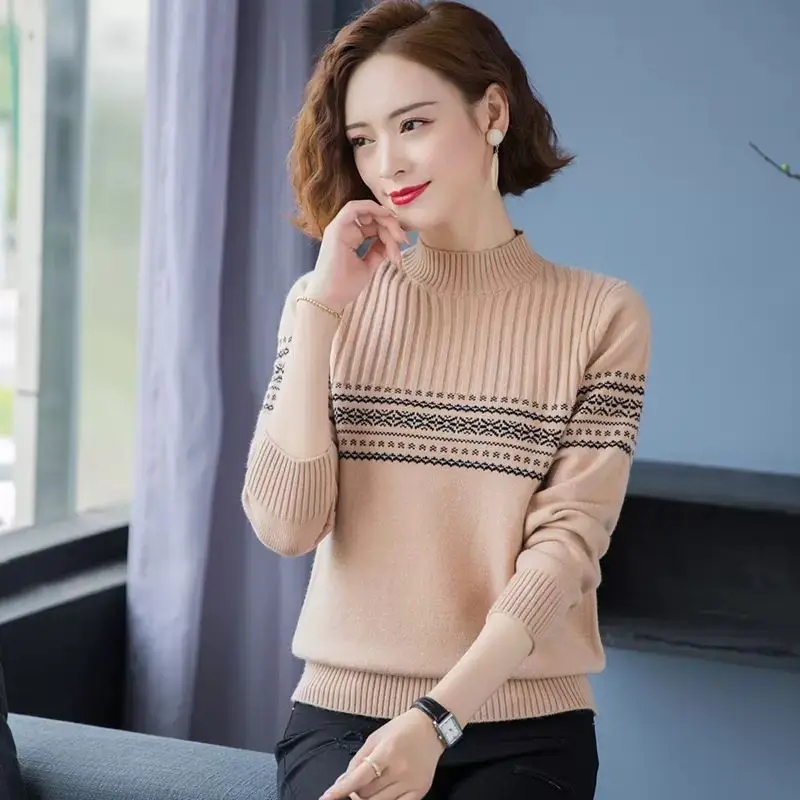 Высококачественный вязаный свитер f High Ne Base Layer Women's Faion Осень Зима Топ без катышков Long Sve Crew Ne
Высококачественный вязаный свитер f High Ne Base Layer Women's Faion Осень Зима Топ без катышков Long Sve Crew Ne