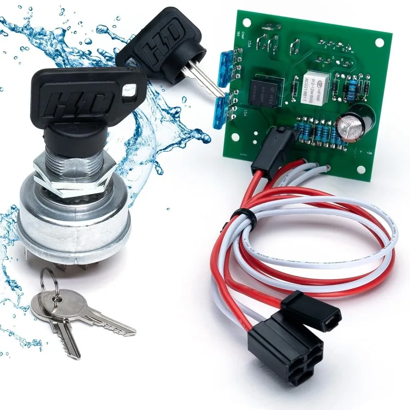 HD Switch AM136681 AM120819 Ignition Switch Module w/Replaceable Ignition & 2 Umbrella Keys fits 2 Standard Keys
HD Switch AM136681 AM120819 Ignition Switch Module w/Replaceable Ignition & 2 Umbrella Keys fits 2 Standard Keys