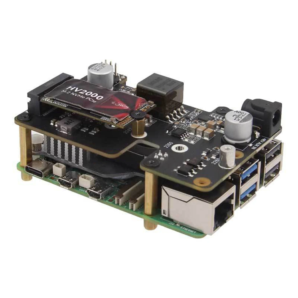 Durable-X1002 For Raspbery Pi 5 Expansion Board Nvme & POE PCIE To M.2 NVME SSD Expansion Board For RPI 5,X1002 For Raspbery Pi
Durable-X1002 For Raspbery Pi 5 Expansion Board Nvme & POE PCIE To M.2 NVME SSD Expansion Board For RPI 5,X1002 For Raspbery Pi