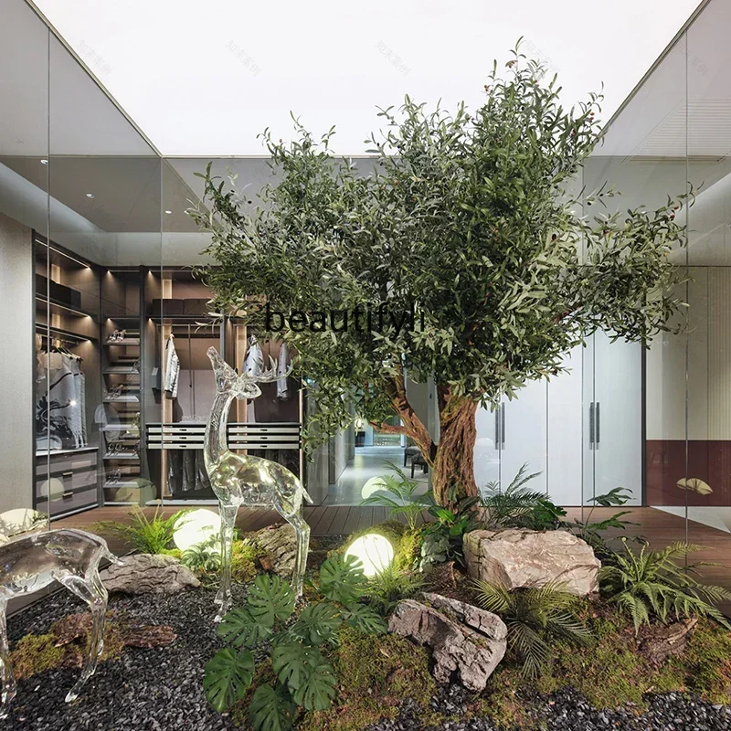 HYLarge Artificial Olive Tree High-End Green Plant Landscape Landscaping Decoration Simulation Greenery Decoration
HYLarge Artificial Olive Tree High-End Green Plant Landscape Landscaping Decoration Simulation Greenery Decoration