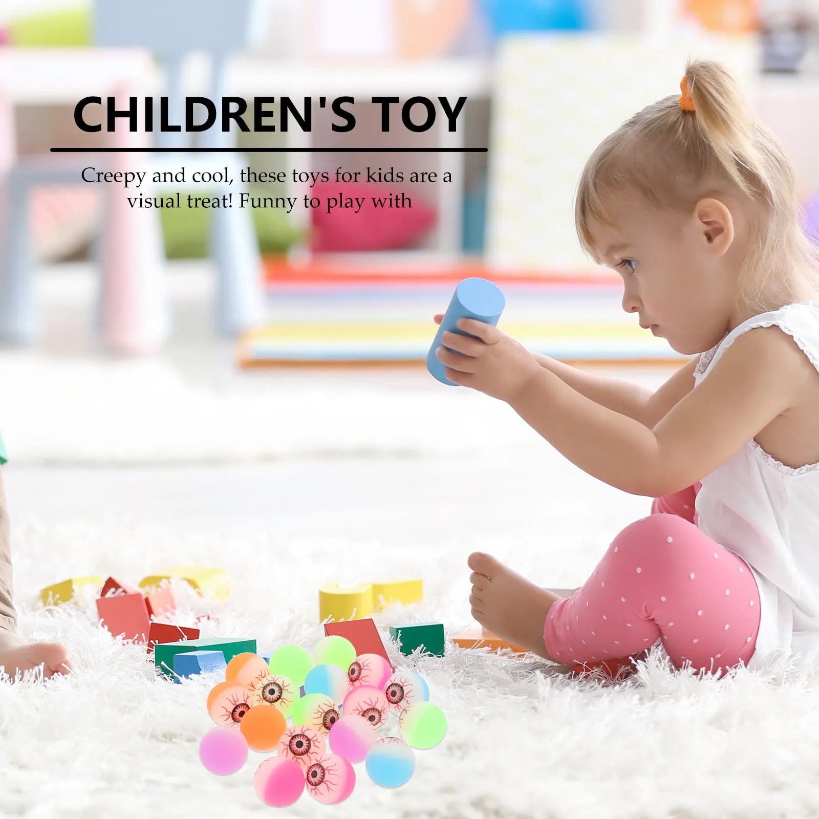 20Pcs Scary Bouncy Eyeballs Halloween Decorations Realistic Plastic Eyeball Props for Treat Bags Table Scatter Jar Display
20Pcs Scary Bouncy Eyeballs Halloween Decorations Realistic Plastic Eyeball Props for Treat Bags Table Scatter Jar Display