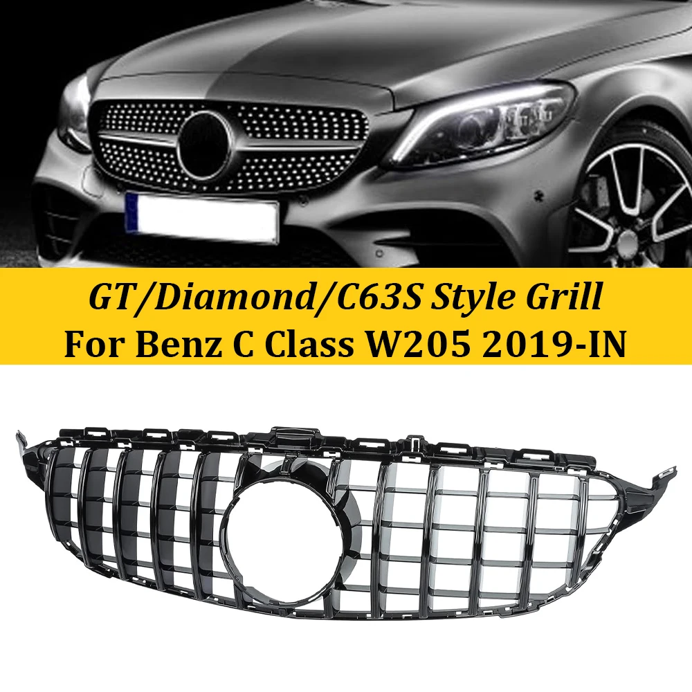 For Mercedess Benzs W205 2019 2019+ Racing Grills Car Front Grill GTR Diamond AMG Style Upper Bumper Grille Auto Accessoires
For Mercedess Benzs W205 2019 2019+ Racing Grills Car Front Grill GTR Diamond AMG Style Upper Bumper Grille Auto Accessoires