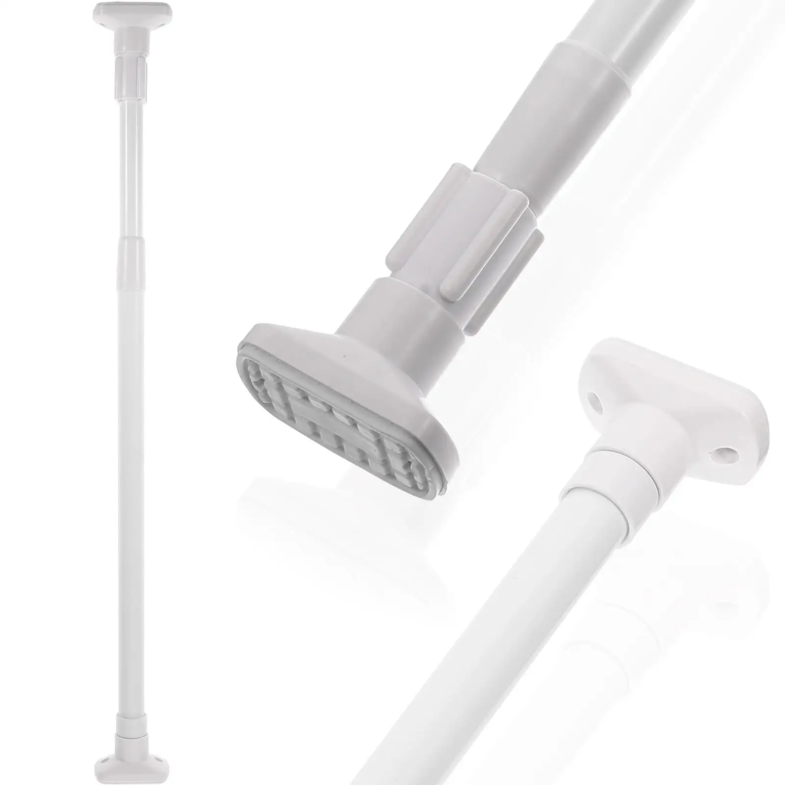 Extender Clothes Rail Shower Curtains Extendable Bar Tension Rod White Wardrobe
Extender Clothes Rail Shower Curtains Extendable Bar Tension Rod White Wardrobe