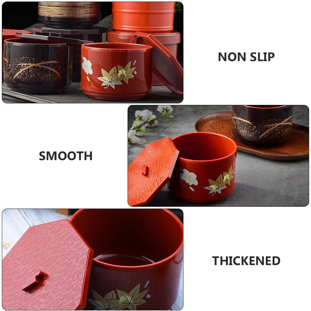 1Set Miso Soup Bowl Lidded Drop-Resistant Sturdy Bottom Design Smooth Surface Household Tableware Japanese Style Bowl
1Set Miso Soup Bowl Lidded Drop-Resistant Sturdy Bottom Design Smooth Surface Household Tableware Japanese Style Bowl