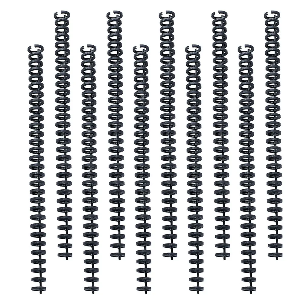 10Pcs Plastic Comb Bindings Spiral Notebook Coils Binding Spirals for DIY Notebooks Colorful Polished Safe Simple Design Bulk
10Pcs Plastic Comb Bindings Spiral Notebook Coils Binding Spirals for DIY Notebooks Colorful Polished Safe Simple Design Bulk