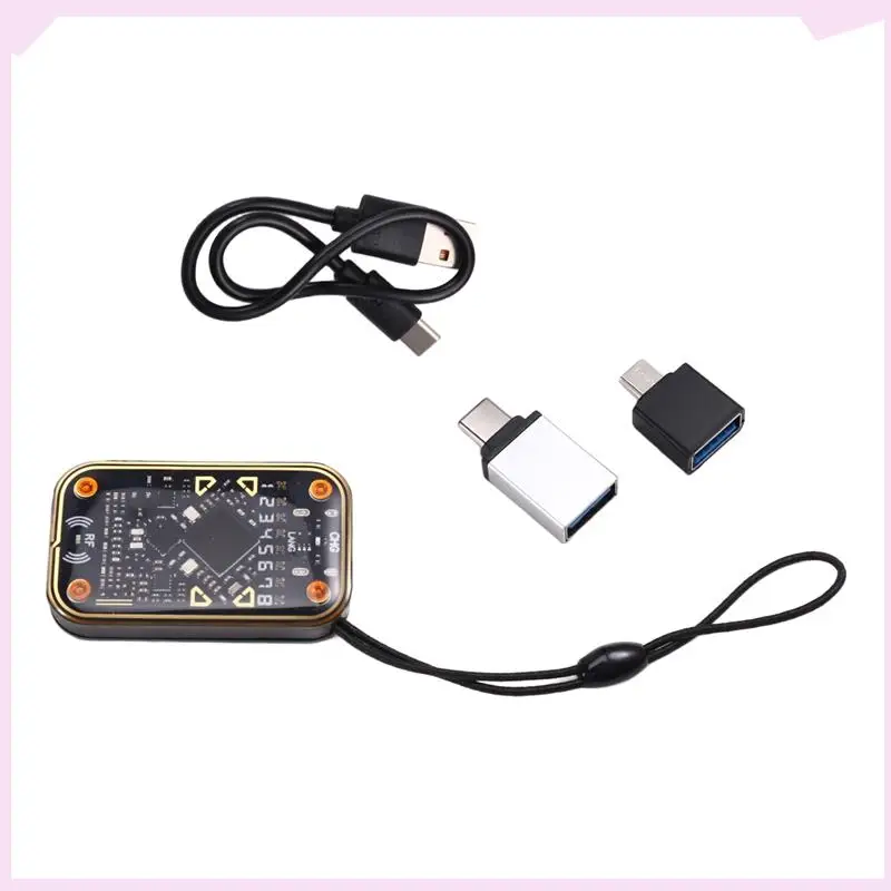 B24B Chameleon Ultra V2.0 RFID Считыватель смарт-чипов Эмулятор смарт-карт 125 кГц 13,56 МГц IC Декодирование идентификационных карт NFC Дубликатор ключей
B24B Chameleon Ultra V2.0 RFID Считыватель смарт-чипов Эмулятор смарт-карт 125 кГц 13,56 МГц IC Декодирование идентификационных карт NFC Дубликатор ключей