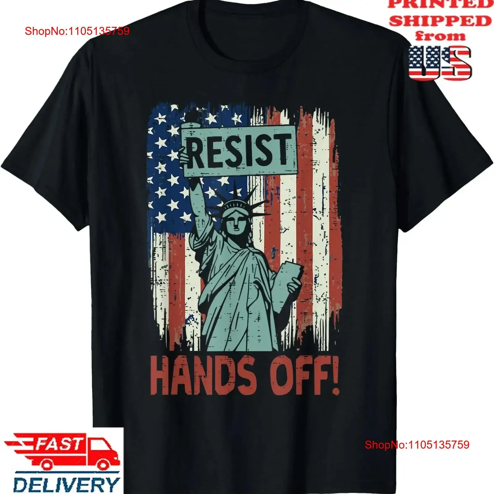 Футболка Resist Hands Off Statue Свободы с флагом США, винтажная стираная дышащая футболка для повседневной носки, повседневная унисекс для мужчин
Футболка Resist Hands Off Statue Свободы с флагом США, винтажная стираная дышащая футболка для повседневной носки, повседневная унисекс для мужчин