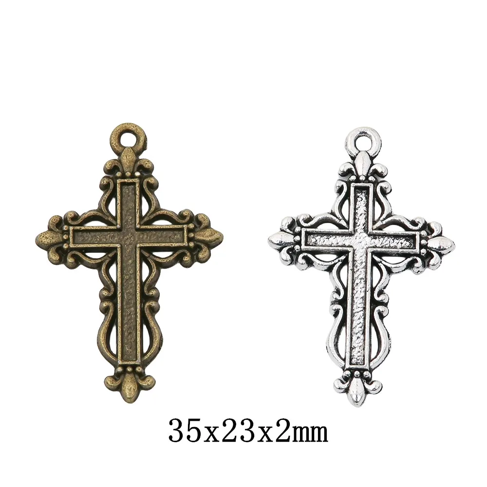 22pieces (cross) vintage zinc alloy charm metal pendant DIY jewelry discovery making accessories 1792
22pieces (cross) vintage zinc alloy charm metal pendant DIY jewelry discovery making accessories 1792