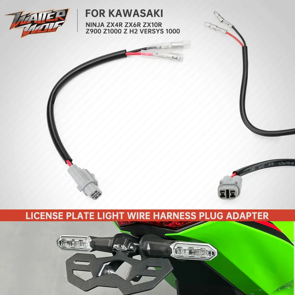Tail Tidy License Number Plate Light Wiring Harness Plug For Kawasaki Ninja ZX-4R ZX-6R ZX-10R ZX400 ZX636 Z900 Z1000 Wire Lead
Tail Tidy License Number Plate Light Wiring Harness Plug For Kawasaki Ninja ZX-4R ZX-6R ZX-10R ZX400 ZX636 Z900 Z1000 Wire Lead