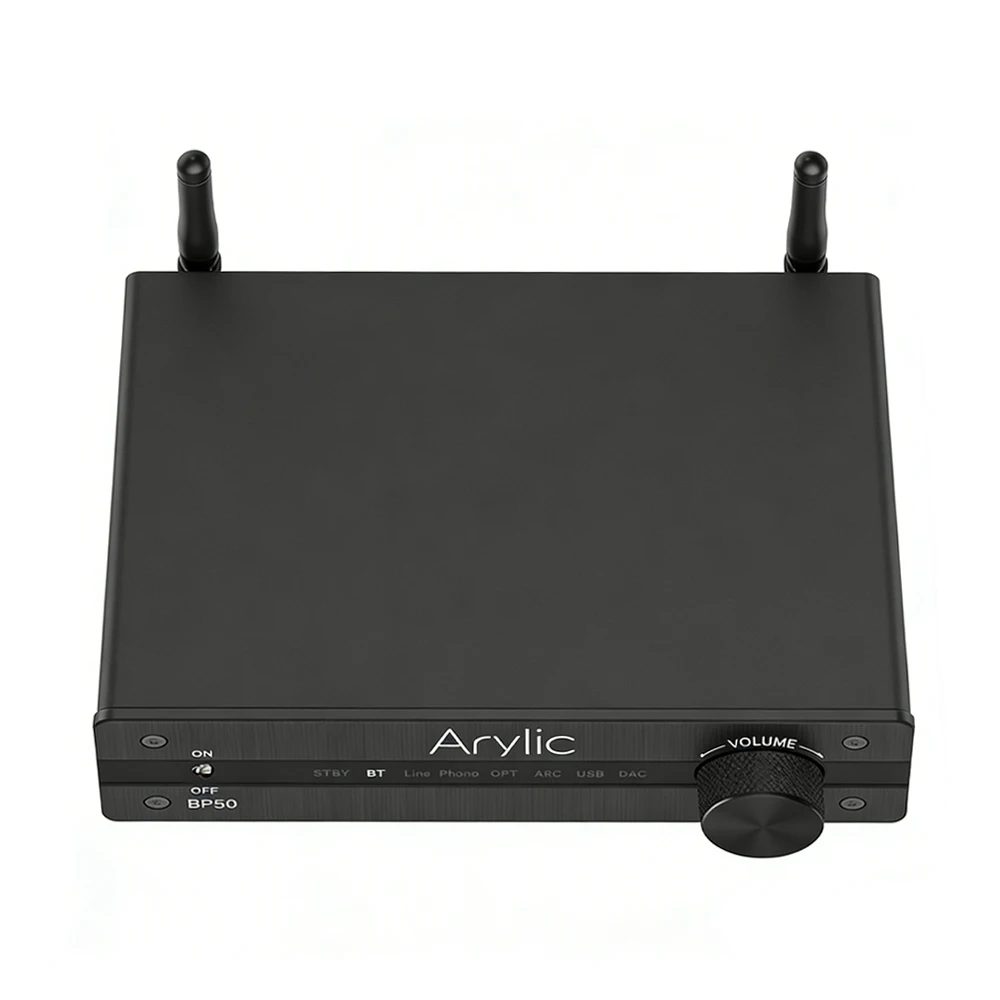Arylic BP50 Bluetooth 5.2 Preamplifier: ESS Sabre DAC, HDMI ARC, Phono Input & aptX-HD Transmitter for Hi-Fi Audio Systems
Arylic BP50 Bluetooth 5.2 Preamplifier: ESS Sabre DAC, HDMI ARC, Phono Input & aptX-HD Transmitter for Hi-Fi Audio Systems