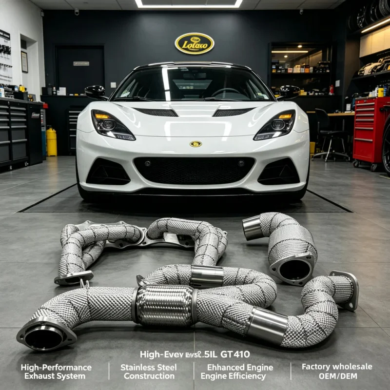 Car Exhaust Manifold for LOTUS Evora 3.5 GT410 2018-2021 Stainless Steel with Insulated High Flow Race Exhaust Header Upgrade
Car Exhaust Manifold for LOTUS Evora 3.5 GT410 2018-2021 Stainless Steel with Insulated High Flow Race Exhaust Header Upgrade
