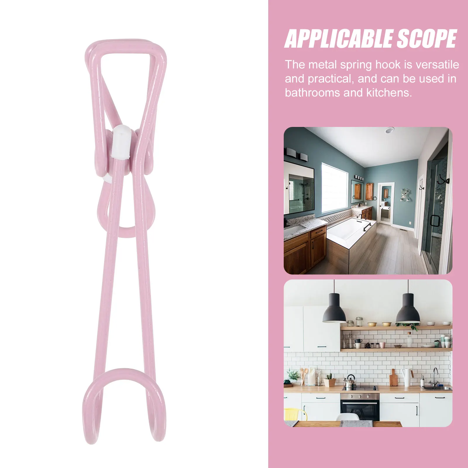 10 Pcs Clip Stainless Steel Spring Hooks Hanging Clips Multipurpose Clothespins Kitchen Bar Clothesline Clips Storage
10 Pcs Clip Stainless Steel Spring Hooks Hanging Clips Multipurpose Clothespins Kitchen Bar Clothesline Clips Storage