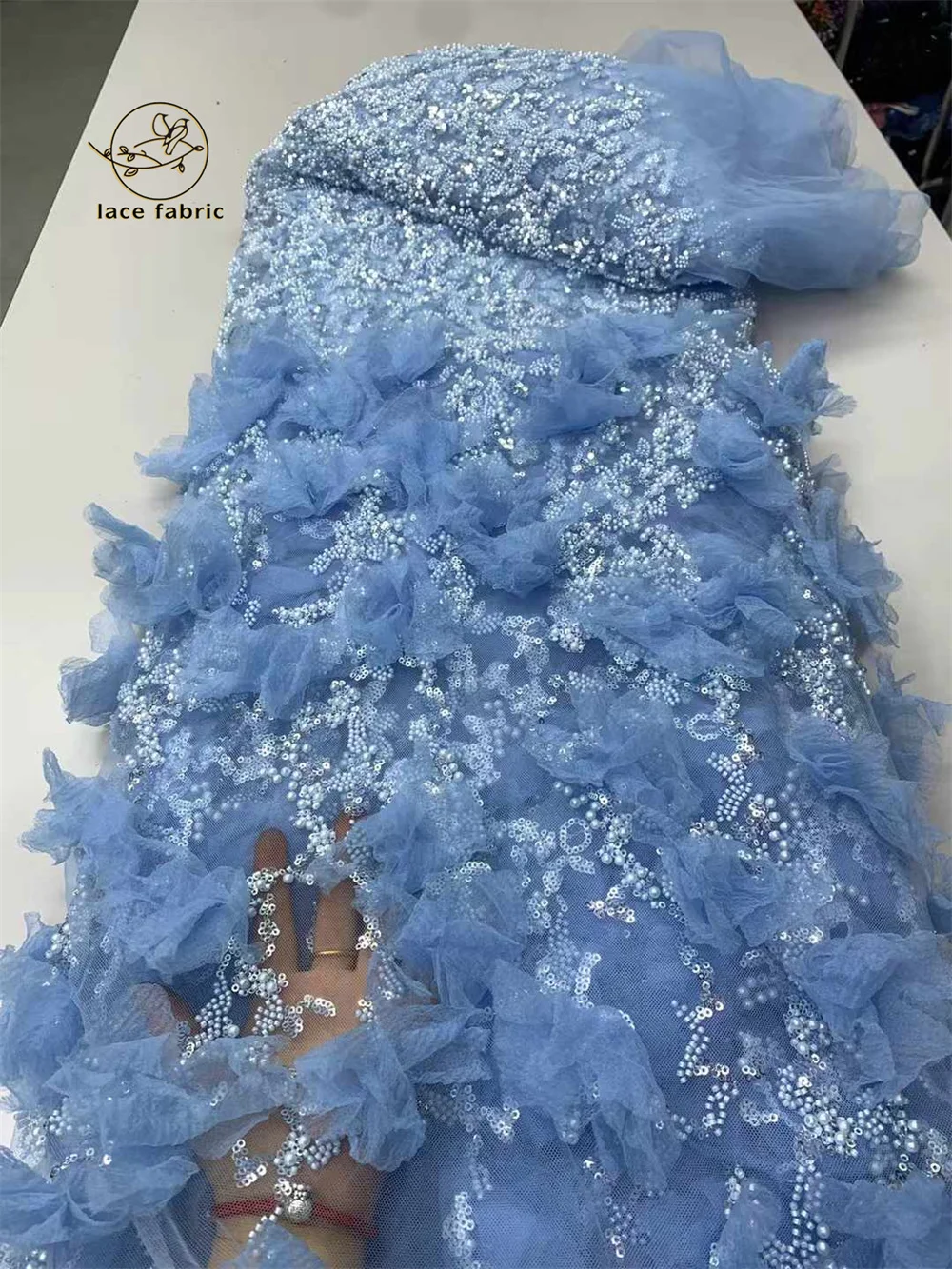 2025 High Quality African Lace Fabric Feather Sequins Mesh Lace Luxury Beads Feather Embroidered Tulle Lace Fabric For Sewing
2025 High Quality African Lace Fabric Feather Sequins Mesh Lace Luxury Beads Feather Embroidered Tulle Lace Fabric For Sewing