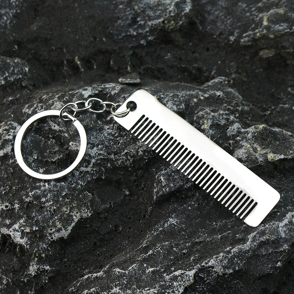 New product comb, sweater chain, car pendant, stylish metal keychain, high-end decorative item
New product comb, sweater chain, car pendant, stylish metal keychain, high-end decorative item
