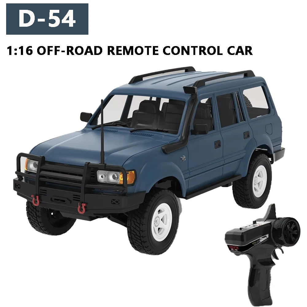1/16 Full Scale D-54 Four-Wheel Drive RC Drift Off-Road Climbing Car 2.4G Remote Control Simulation Car Model Toy Boy Gift
1/16 Full Scale D-54 Four-Wheel Drive RC Drift Off-Road Climbing Car 2.4G Remote Control Simulation Car Model Toy Boy Gift