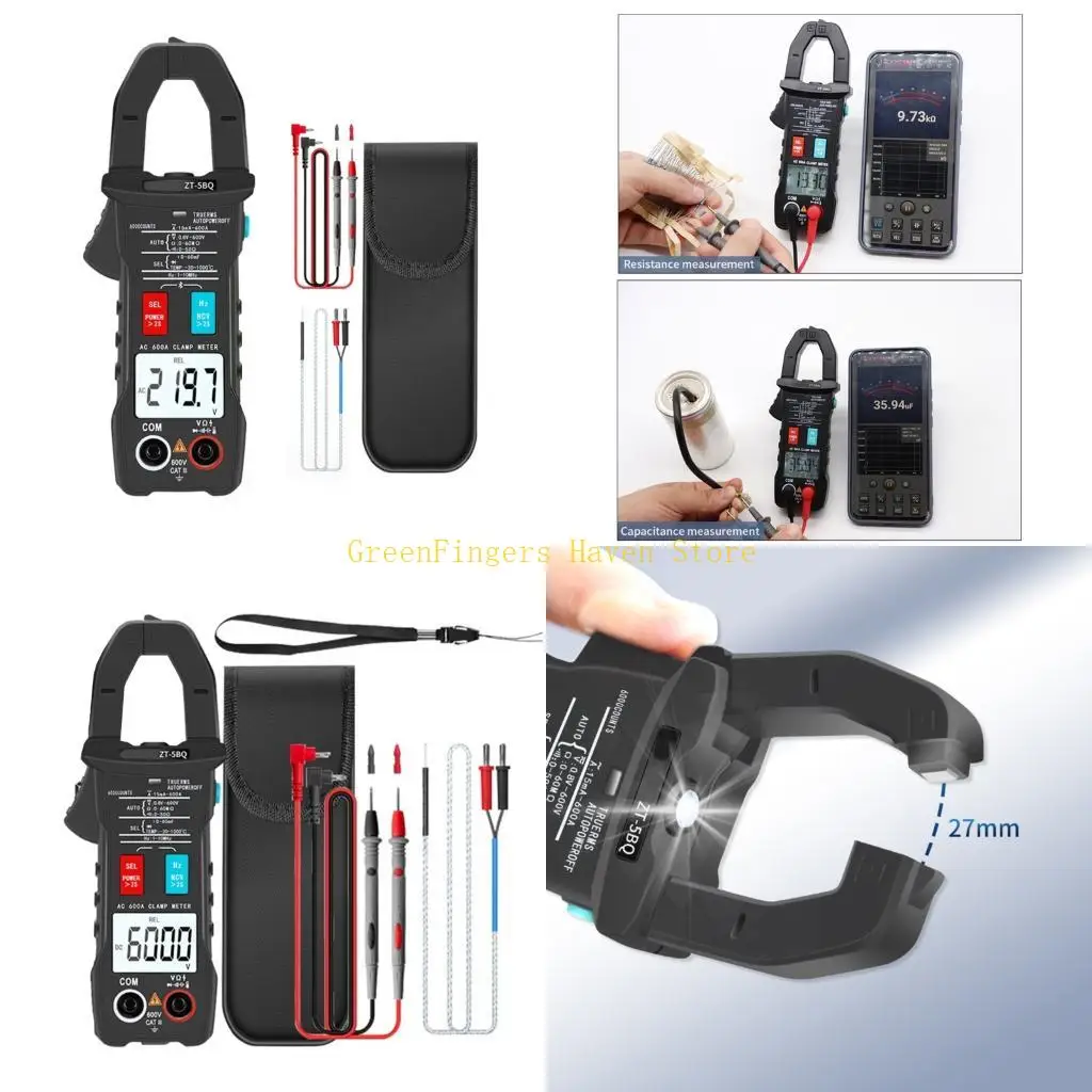 F68D True RMS Digital Clamp Meter Automatic Ranges 6-600V 600A Multimeter Clamp Meter
F68D True RMS Digital Clamp Meter Automatic Ranges 6-600V 600A Multimeter Clamp Meter