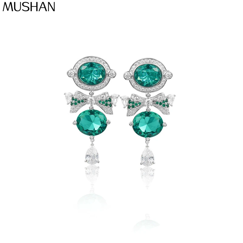 MS MuShan Brand Jewelry 925 Sterling Silver Earrings Zircon 7A Grade Drop Office for Ladies 18K Gold Plated Fine Earring
MS MuShan Brand Jewelry 925 Sterling Silver Earrings Zircon 7A Grade Drop Office for Ladies 18K Gold Plated Fine Earring
