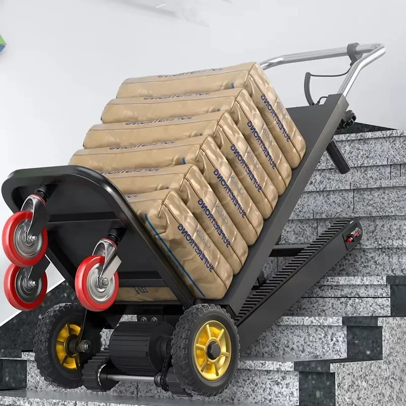 1200W 500KG electric stair climber capacity foldable steel platform crawler trolley for handling and transportation
1200W 500KG electric stair climber capacity foldable steel platform crawler trolley for handling and transportation