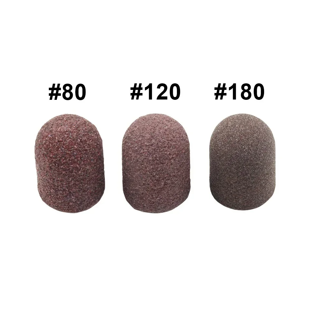 10 Pcs Soft Brown Nail Sanding Caps with Bit Nail Drill Bits For Foot File Callus Remover, Manicure Pedicure #80 #120 #180
10 Pcs Soft Brown Nail Sanding Caps with Bit Nail Drill Bits For Foot File Callus Remover, Manicure Pedicure #80 #120 #180