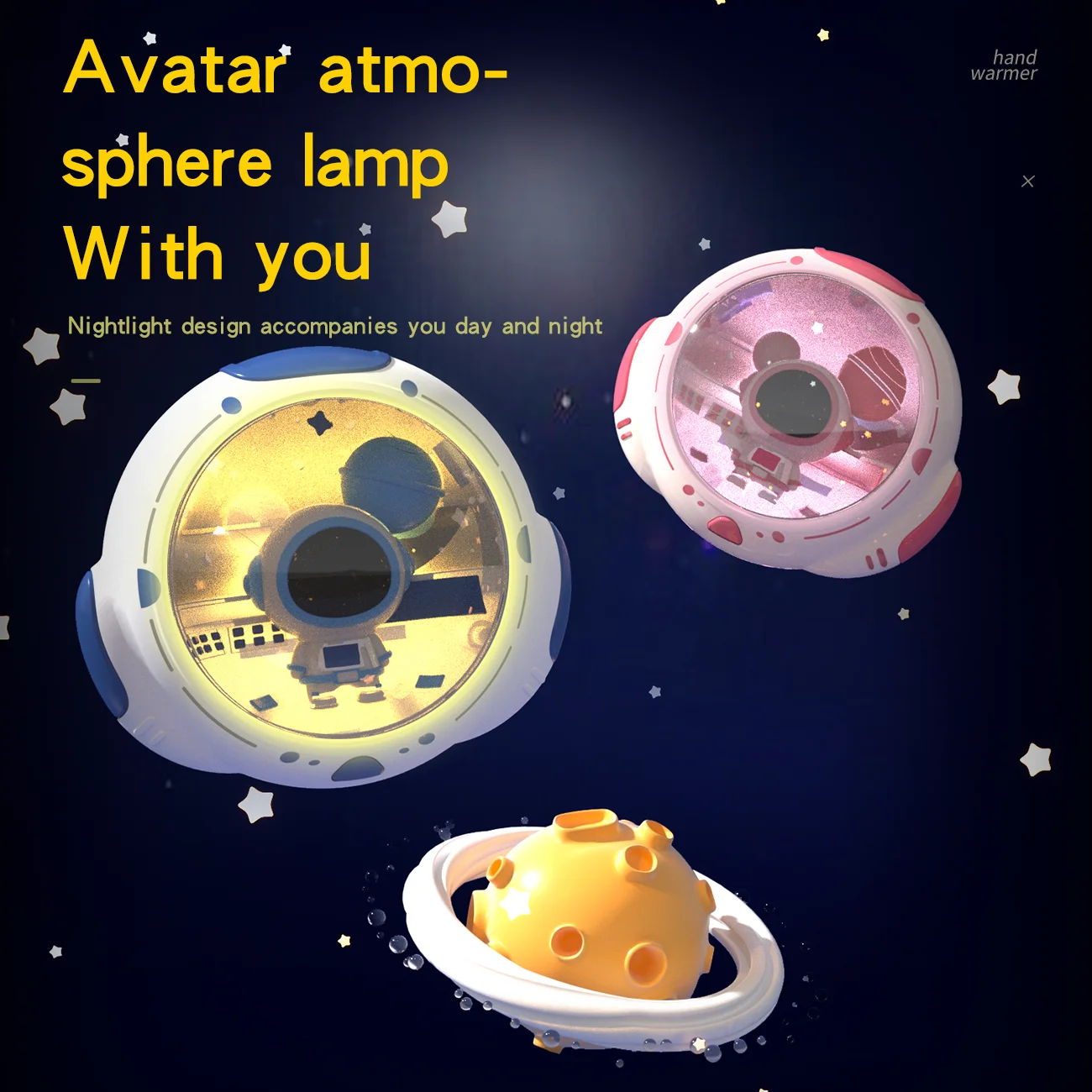 New Astronaut Hand Warmers USB Rechargeable Mini Portable Night Light Space Capsule Warm Baby Gift
New Astronaut Hand Warmers USB Rechargeable Mini Portable Night Light Space Capsule Warm Baby Gift