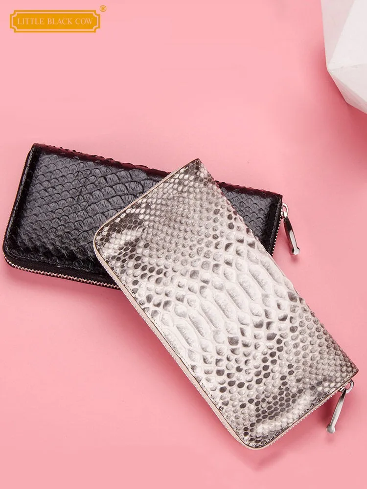 Luxury Snakeskin Women Wallets Large Capacity Genuine Leather Long Purse Fashion Ladies Handbag Clutch Bag Zipper Card Holder
Luxury Snakeskin Women Wallets Large Capacity Genuine Leather Long Purse Fashion Ladies Handbag Clutch Bag Zipper Card Holder