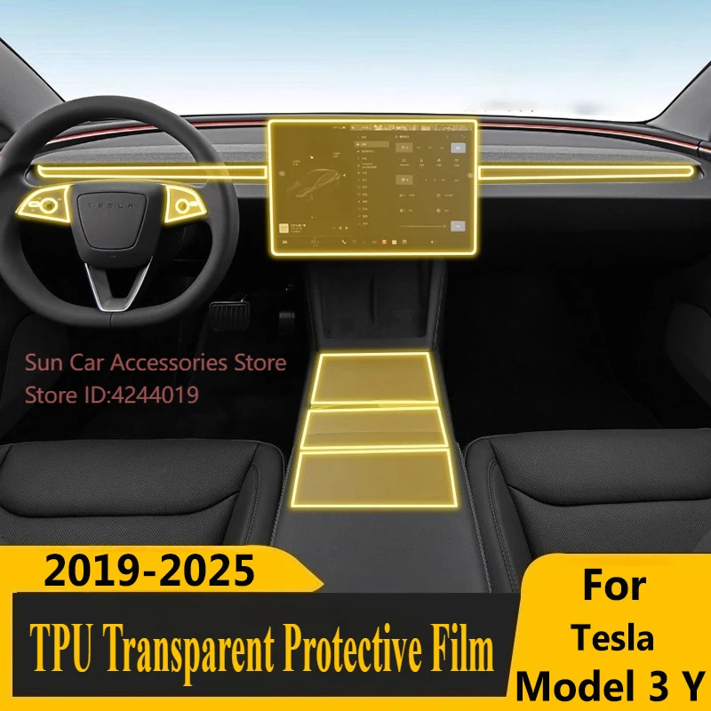 Для Tesla Model 3 Y 2019-2025 экран центрального управления внутренняя наклейка защитная пленка из ТПУ для салона автомобиля модифицированные аксессуары
Для Tesla Model 3 Y 2019-2025 экран центрального управления внутренняя наклейка защитная пленка из ТПУ для салона автомобиля модифицированные аксессуары
