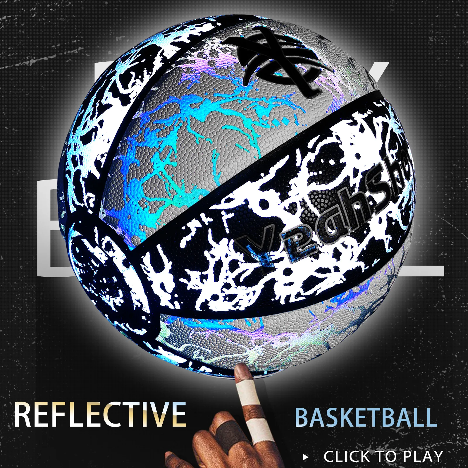 YeahShoot Holographic Reflective basketball Glow in The Dark for Night Games, with Air Pump & Bag, Perfect Sports Gift
YeahShoot Holographic Reflective basketball Glow in The Dark for Night Games, with Air Pump & Bag, Perfect Sports Gift