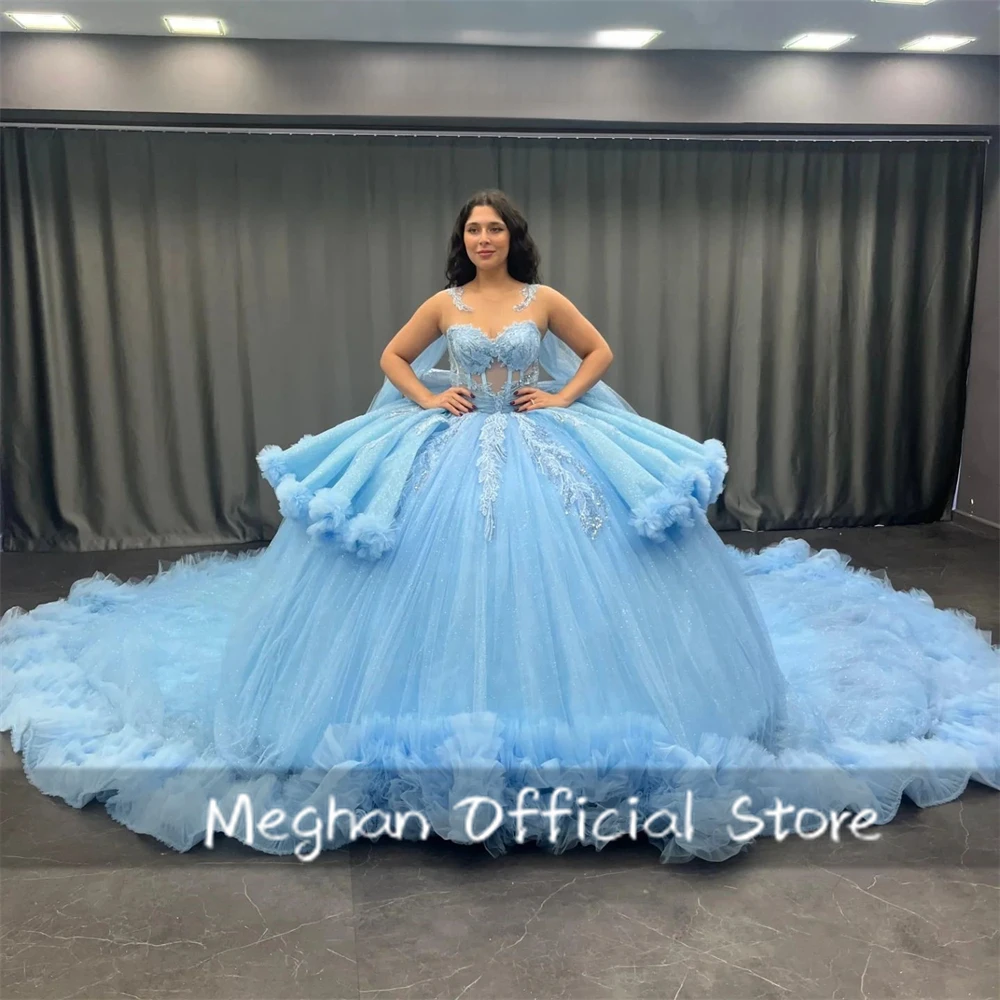 Blue Bead Appliques Quinceanera Dresses O Neck Ball Gown Ruffles Birthday Dress Luxury 2024 Bow Formal Gown Sweet 16 Customized
Blue Bead Appliques Quinceanera Dresses O Neck Ball Gown Ruffles Birthday Dress Luxury 2024 Bow Formal Gown Sweet 16 Customized