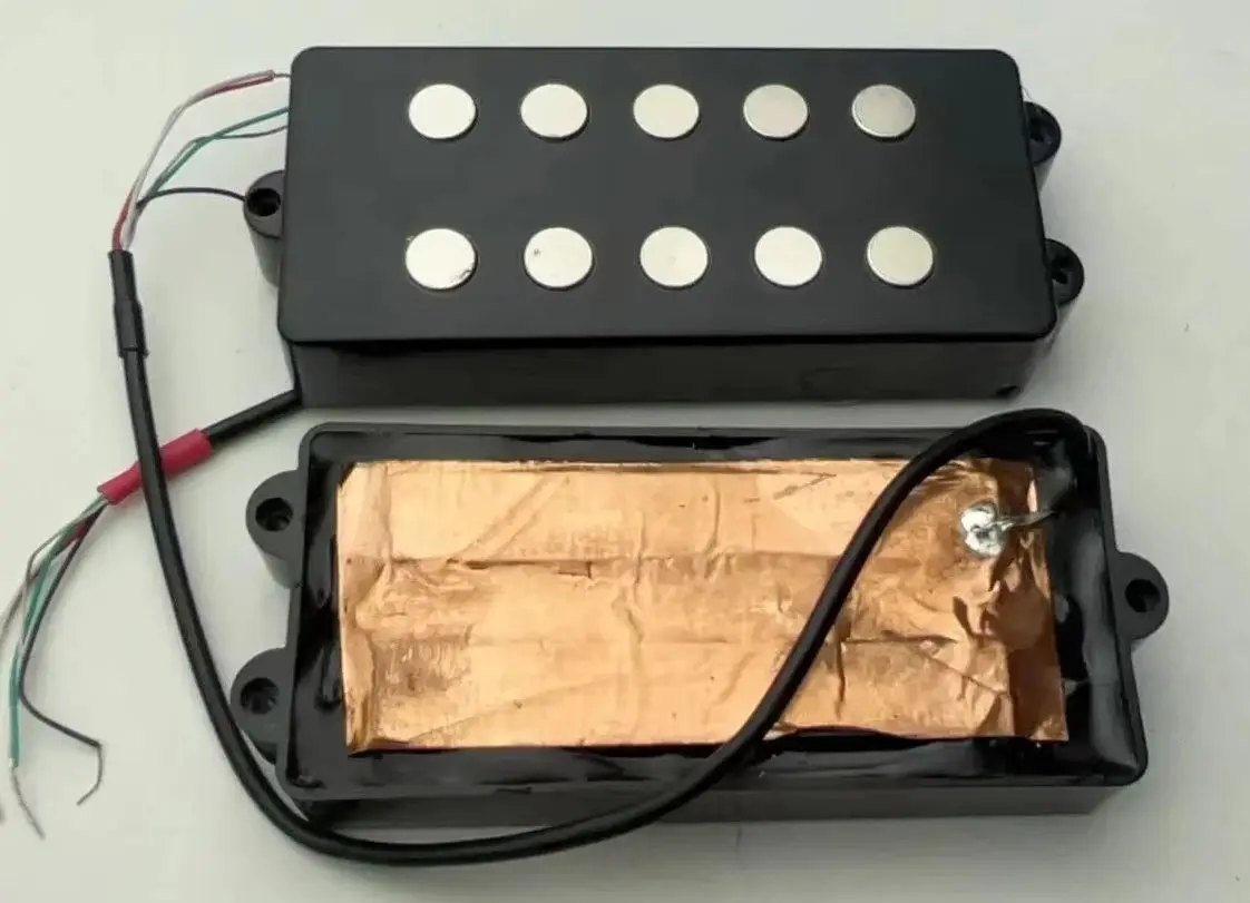 Black 5 String Open Bass Guitar Pickup Humbucker for Music Man Bass Coil Tap
Black 5 String Open Bass Guitar Pickup Humbucker for Music Man Bass Coil Tap
