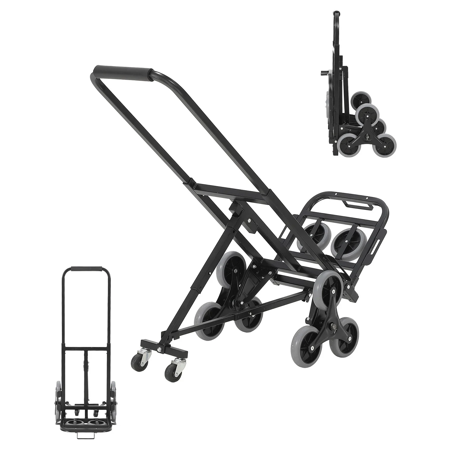 3-in-1 Heavy Duty Folding Stair Climbing Hand Truck – 10-Wheel Convertible Platform Cart – 330 lbs Capacity – Telescoping Handle – Ergonomic Silicone Grip – Collapsible Utility Dolly for Warehouse, Office, Moving
3-in-1 Heavy Duty Folding Stair Climbing Hand Truck – 10-Wheel Convertible Platform Cart – 330 lbs Capacity – Telescoping Handle – Ergonomic Silicone Grip – Collapsible Utility Dolly for Warehouse, Office, Moving