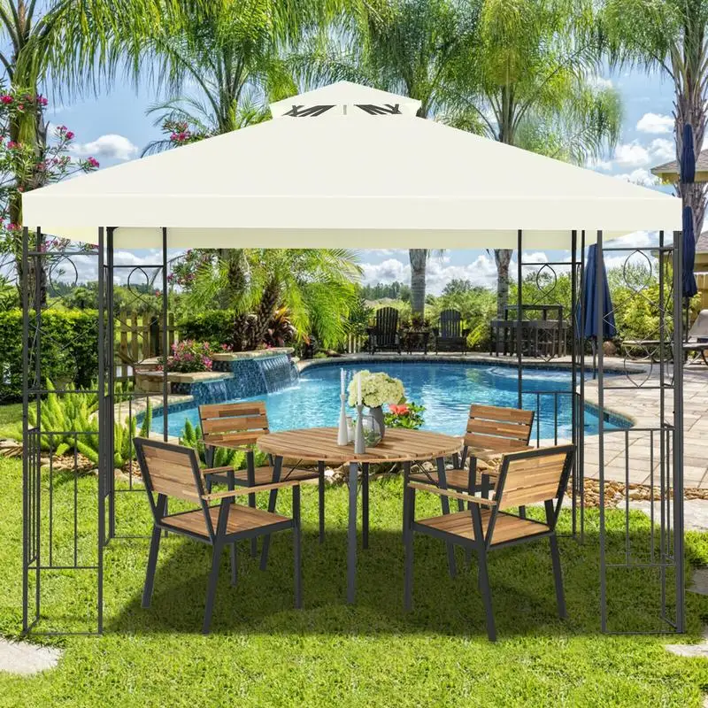 2 Tiers 10 x 10 Feet Patio Gazebo Canopy Tent
2 Tiers 10 x 10 Feet Patio Gazebo Canopy Tent