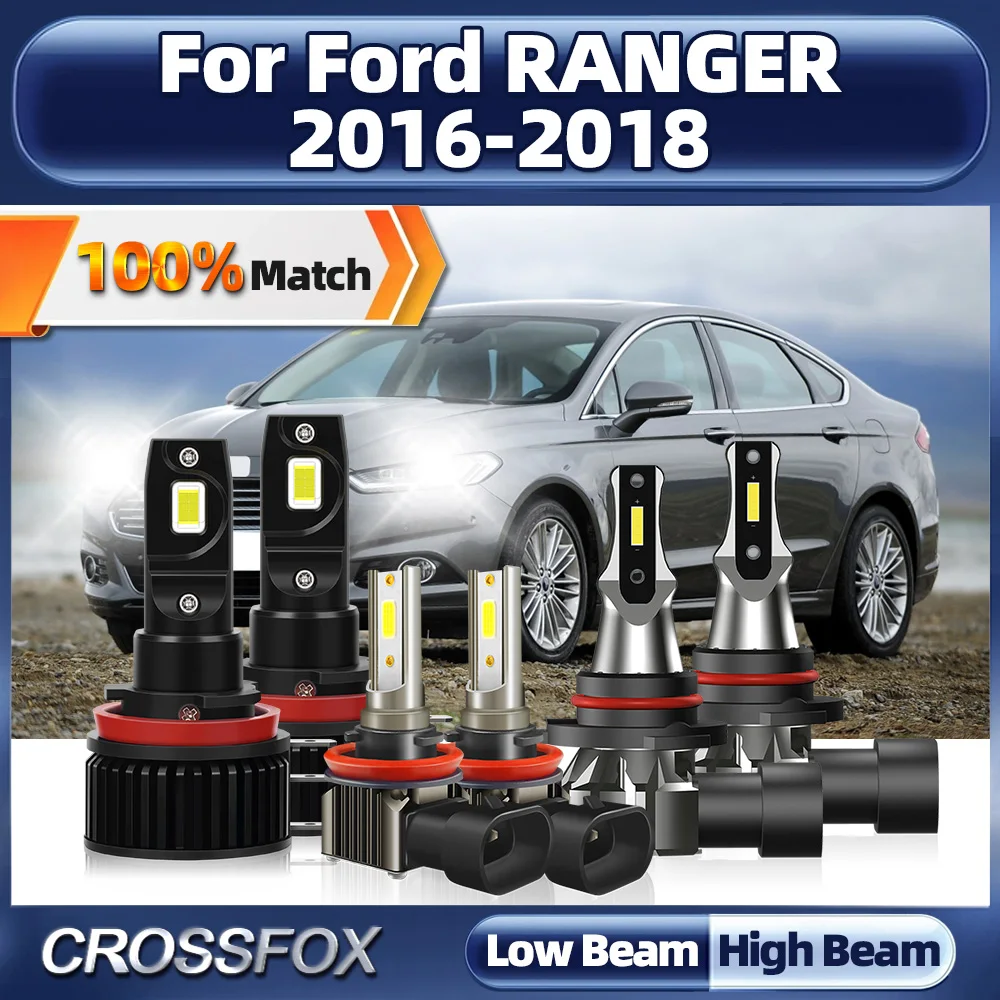 360W LED Headlight 60000LM High Low Beam Fog Lamps 6000K White Car Lights Bulbs 12V Plug And Play For Ford RANGER 2016 2017 2018
360W LED Headlight 60000LM High Low Beam Fog Lamps 6000K White Car Lights Bulbs 12V Plug And Play For Ford RANGER 2016 2017 2018
