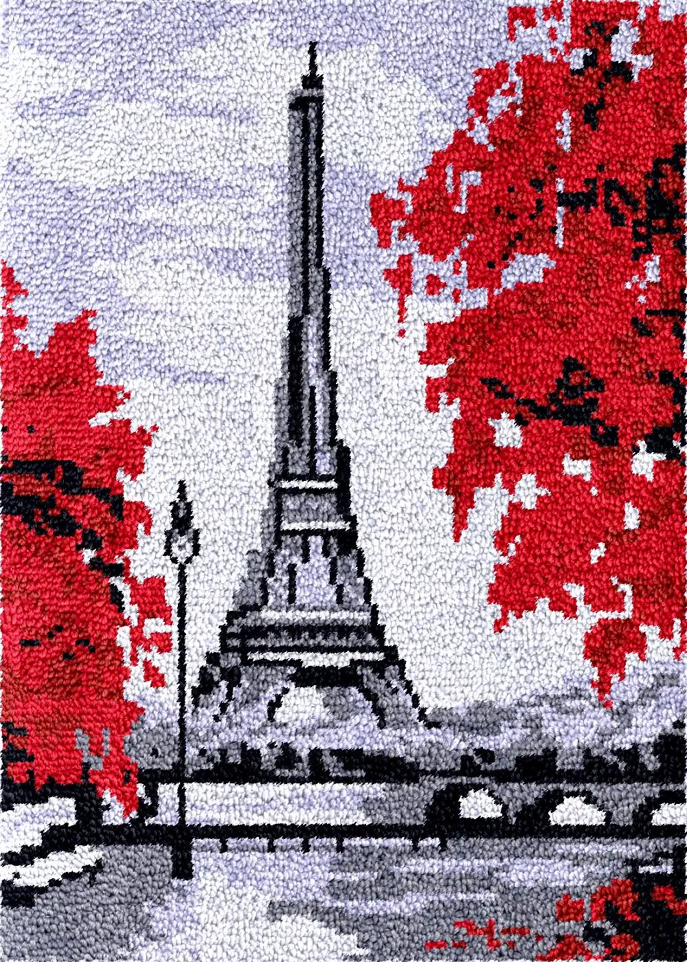 Smyrna latch hook kits rugs Paris Tower carpet embroidery set pillow package Diy bag making tapestry crafts Hobby knooppakket
Smyrna latch hook kits rugs Paris Tower carpet embroidery set pillow package Diy bag making tapestry crafts Hobby knooppakket