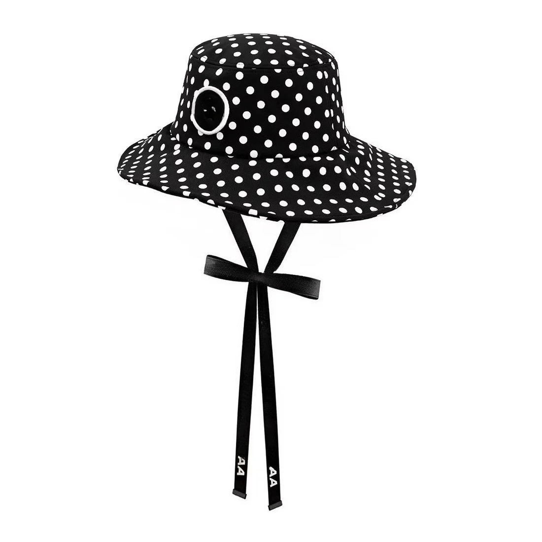 Women's Golf Polka Dot Wide Brim Sun Protection Bucket Hat, Summer Bow Ribbon Breathable Visor Sports Cap
Women's Golf Polka Dot Wide Brim Sun Protection Bucket Hat, Summer Bow Ribbon Breathable Visor Sports Cap